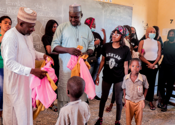 Law Students Donate Uniforms to Children in Yola